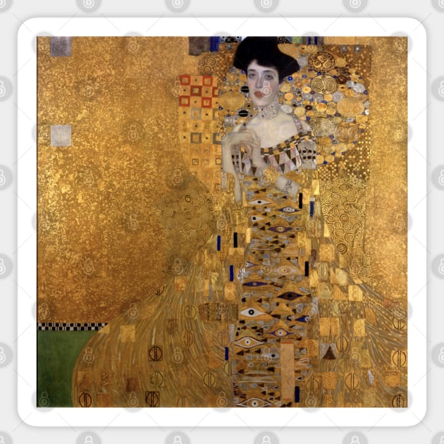 Gustav Klimt Adele Bloch-Bayer’s Portrait Sticker by RetroSalt